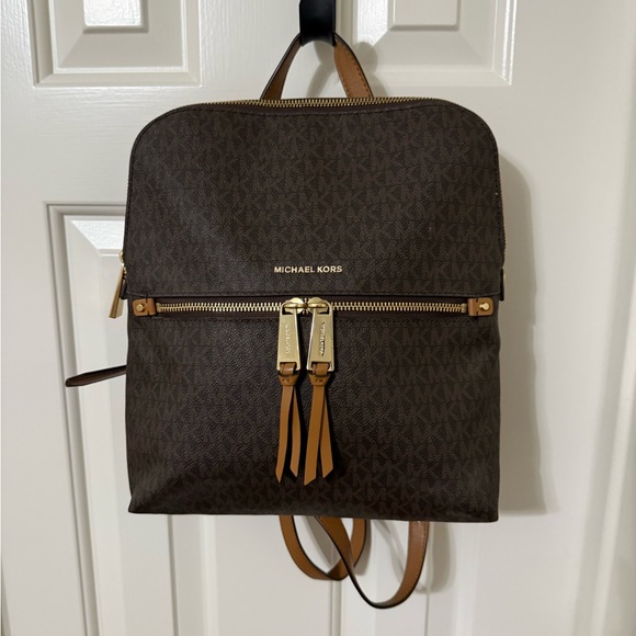 Michael Kors Handbags - Michael Kors Brown Backpack
